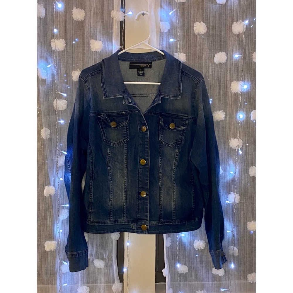 Stretchy Jean Jacket - Picture 2 of 3